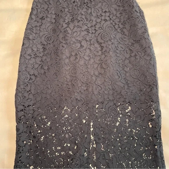 NEW! Bardot- Olina Corset Midi Dress in Black Size Small Lace Corset LBD - Picture 4 of 11